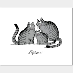 B kliban cat, cat mom, cat family Posters and Art